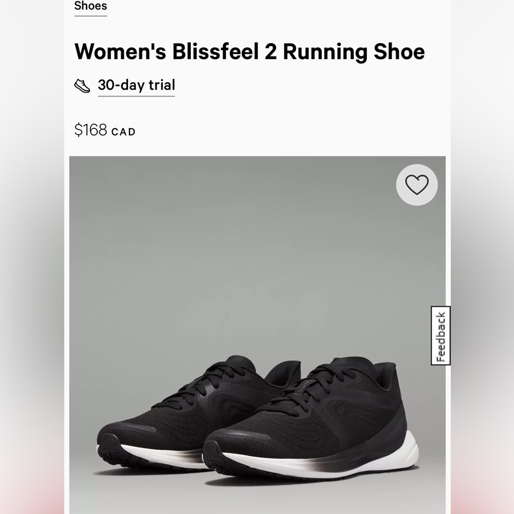 Lululemon Women's Blissfeel 2 Running Shoe